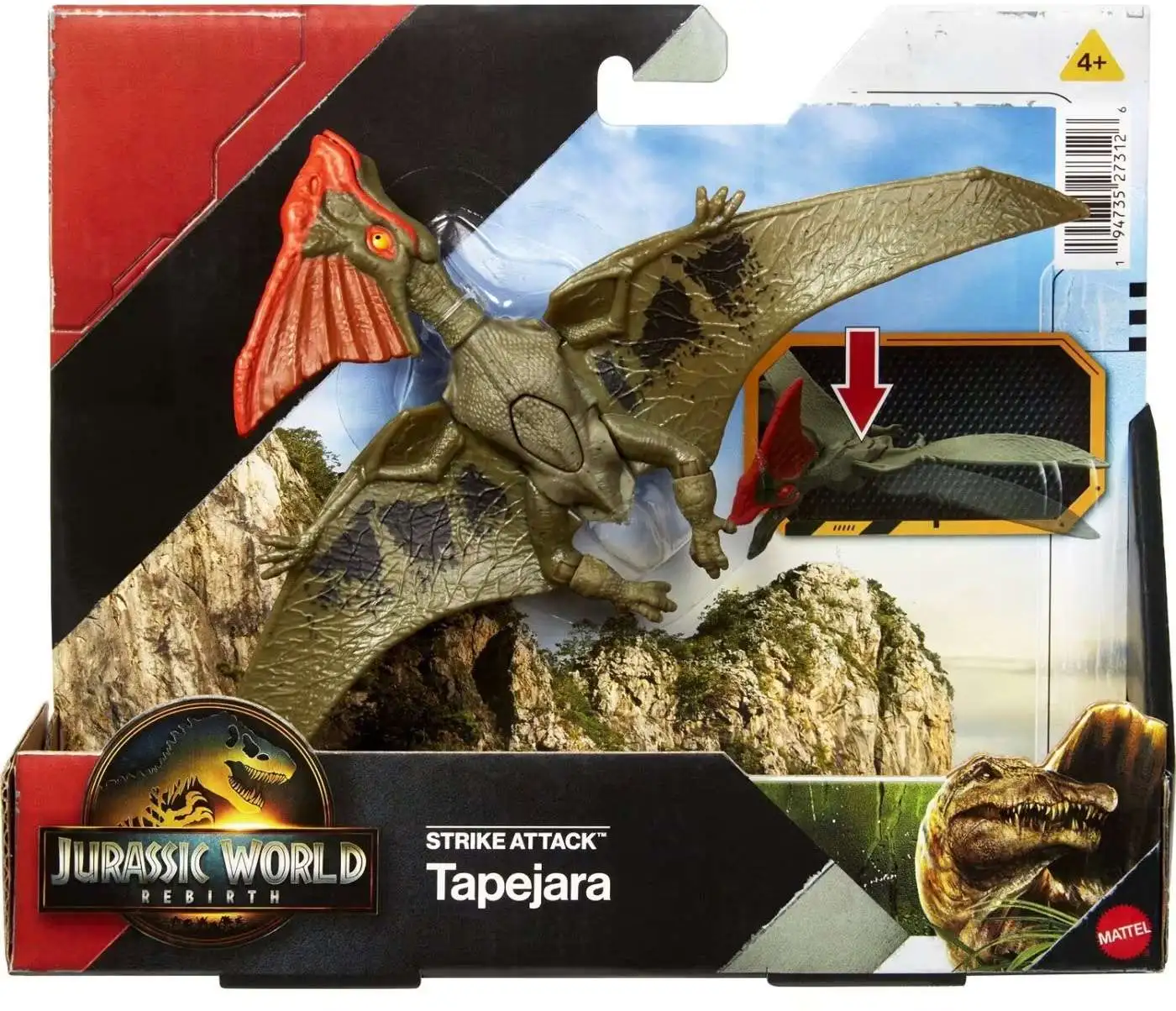 Jurassic World Rebirth Strike Attack Tapejara Action Figure