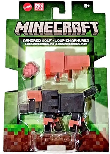 Minecraft Armored Wolf Action Figure