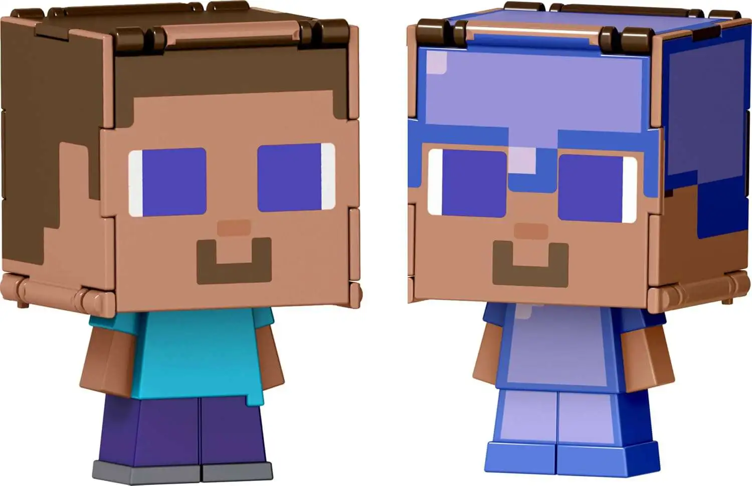 Minecraft Flippin Figs Steve Steve in Enchanted Armor 3.75