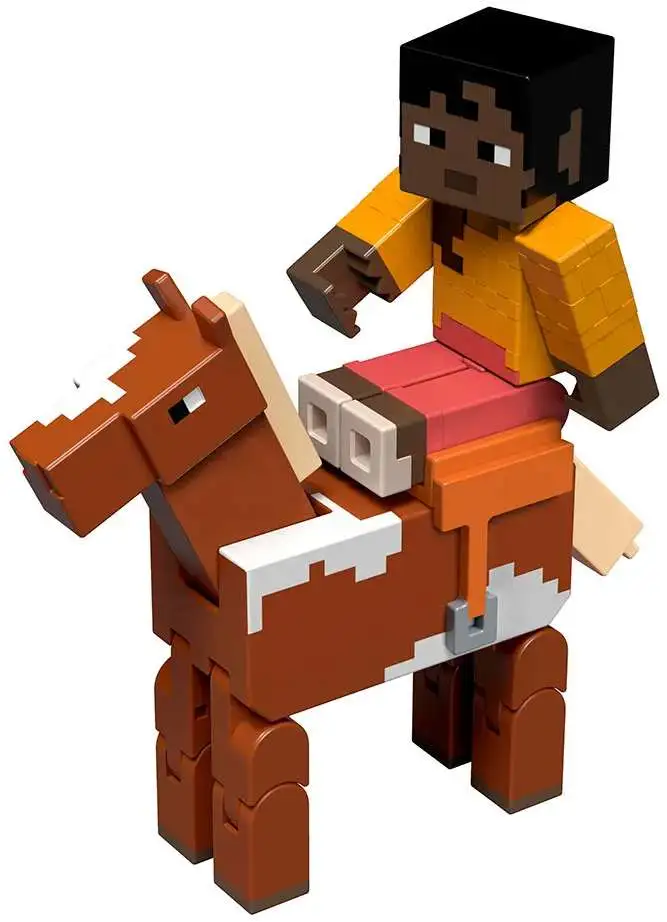Minecraft Stable Master Makena & Horse Action Figure
