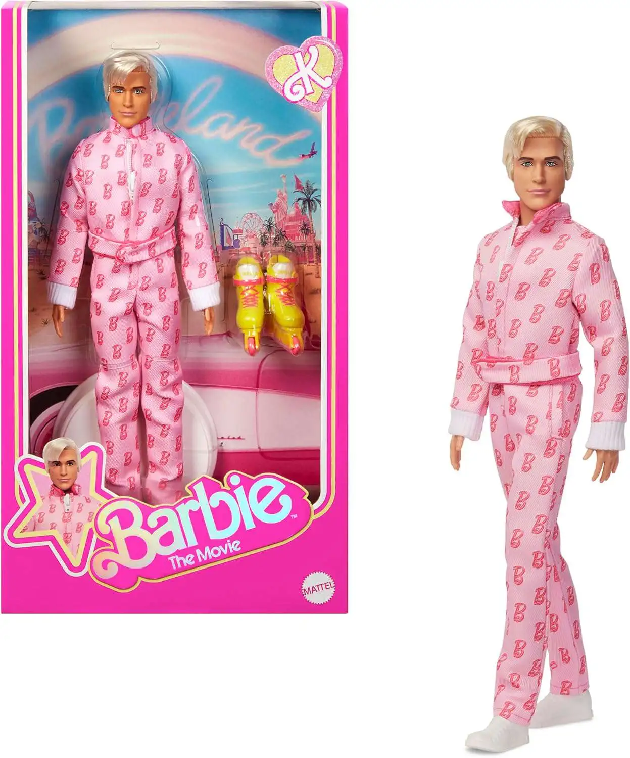 Barbie The Movie Ken Doll [Jumpsuit, Roller Blades]