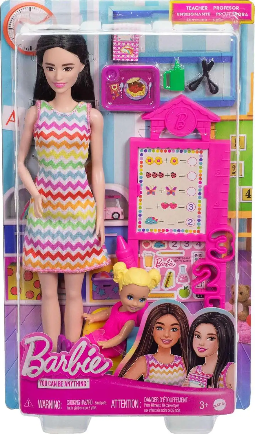 Barbie You Can Be Anything Teacher 13.25-Inch Doll [with Blonde Toddler]