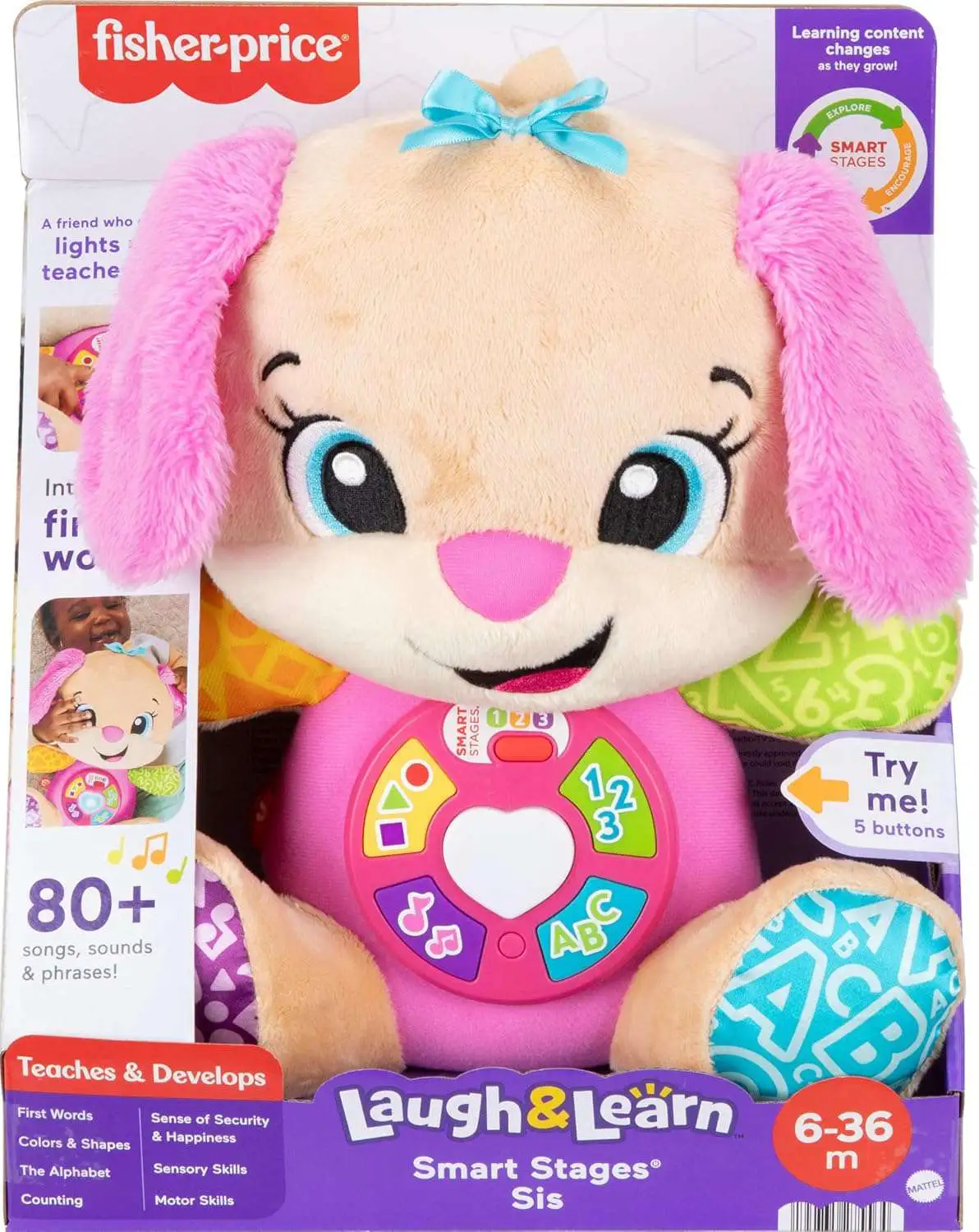 Fisher Price Laugh & Learn Smart Stages Sis Feature Plush