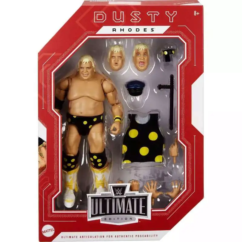 WWE Wrestling Ultimate Edition Legends Dusty Rhodes Exclusive Action Figure
