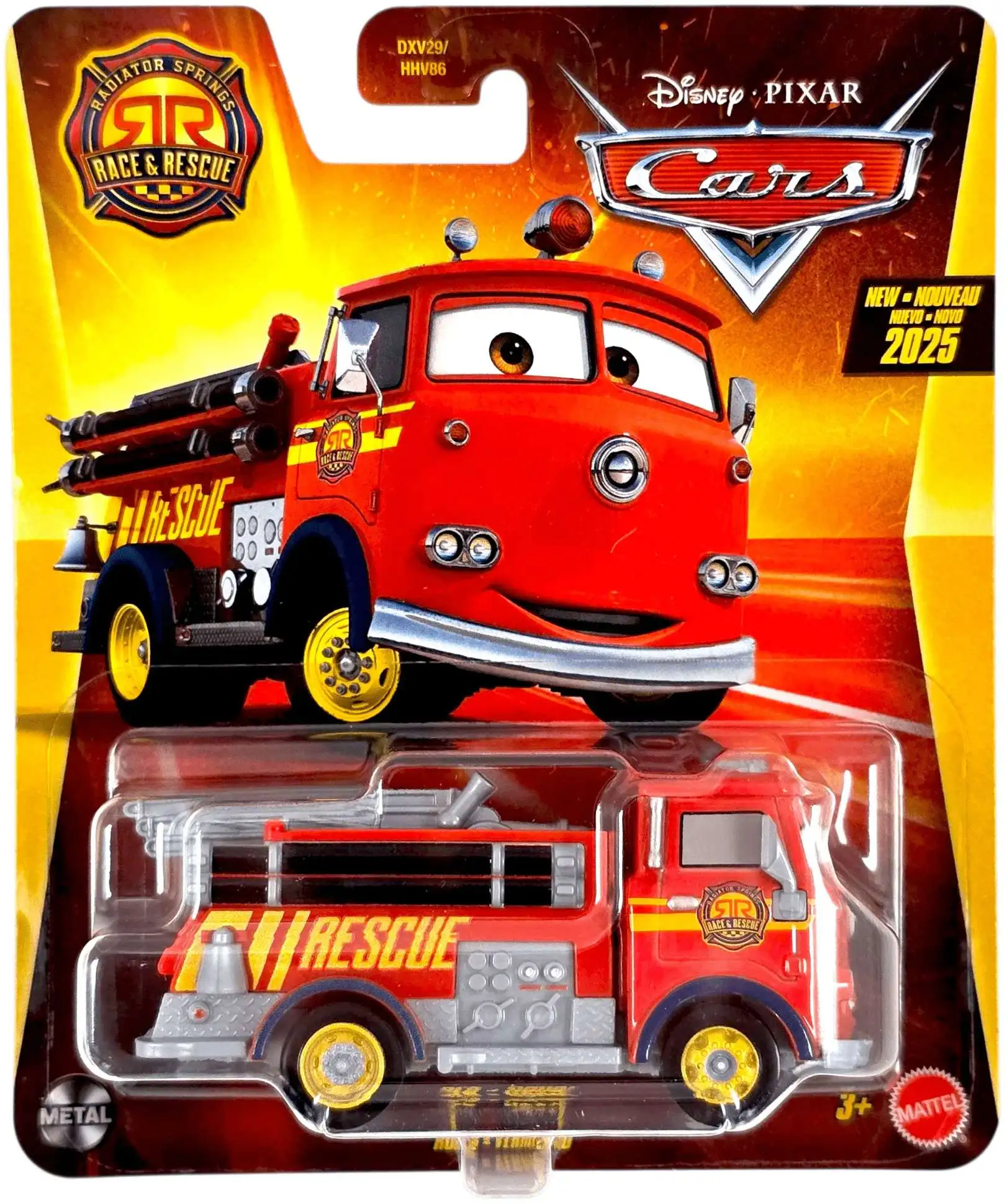 Disney Pixar Cars Metal Race Rescue Red 155 Diecast Car Mattel Toys ...
