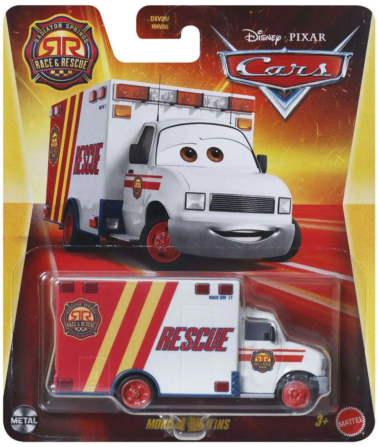 Disney Pixar Cars Metal Race Rescue Morgan Martins 155 Diecast Car