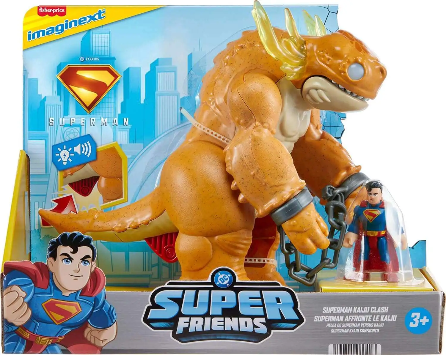 Fisher Price DC Super Friends Imaginext Superman Kaiju Clash