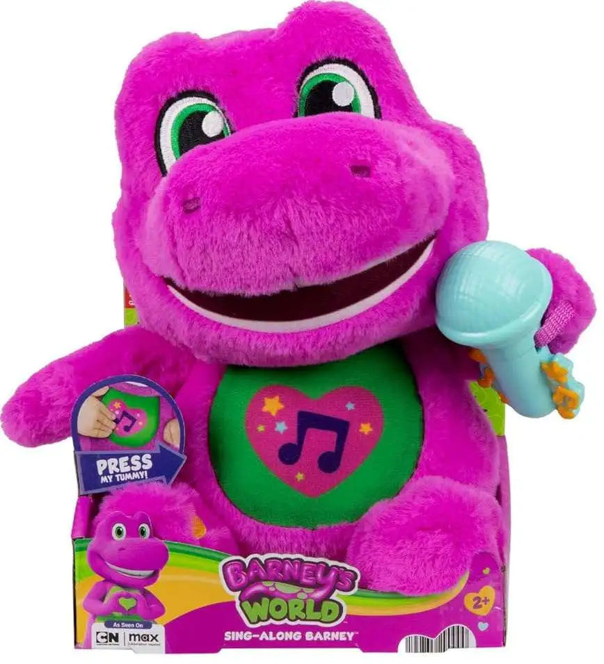 Fisher Price Barney's World Sing-A-Long Barney Plush with Sound