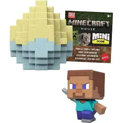 A Minecraft Movie Mini Mode Spawn Egg Mystery Pack [Steve]