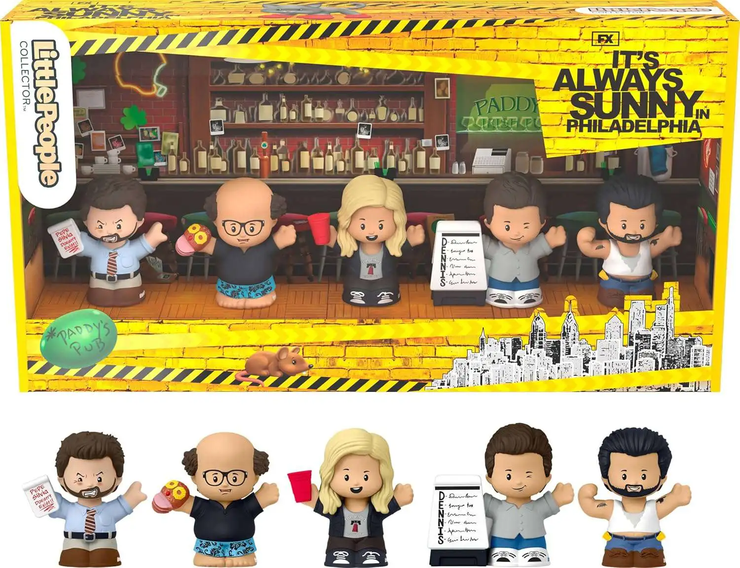 Fisher Price Little People Its Always Sunny in Philadelphia Collector Series The Gang 2.5-Inch Figure 3-Pack [Charlie, Frank, Dee, Dennis & Mac]