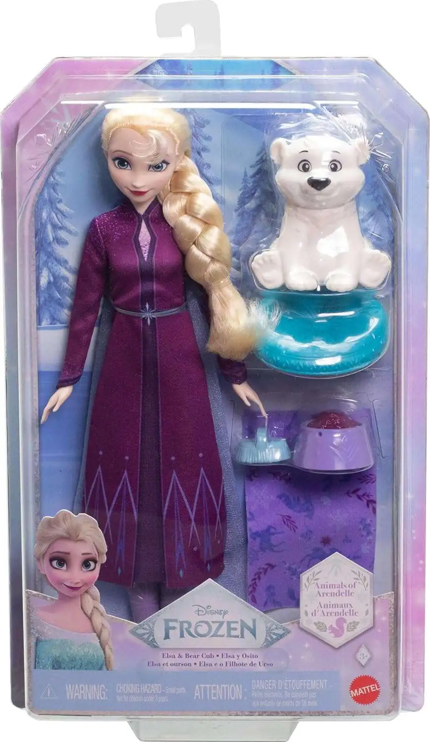 Disney Frozen Frozen Animals of Arendelle Elsa Bear Cub 11.5 Doll