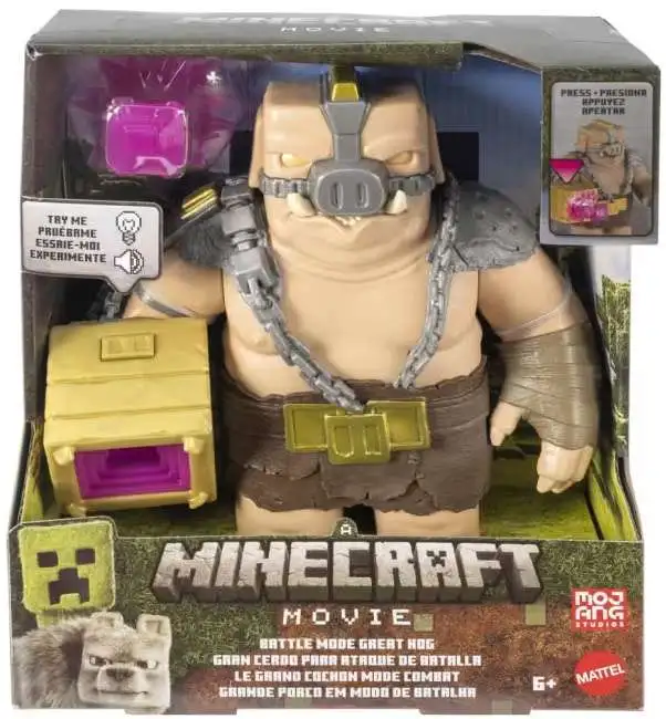 A Minecraft Movie Battle Mode Great Hog Action Figure
