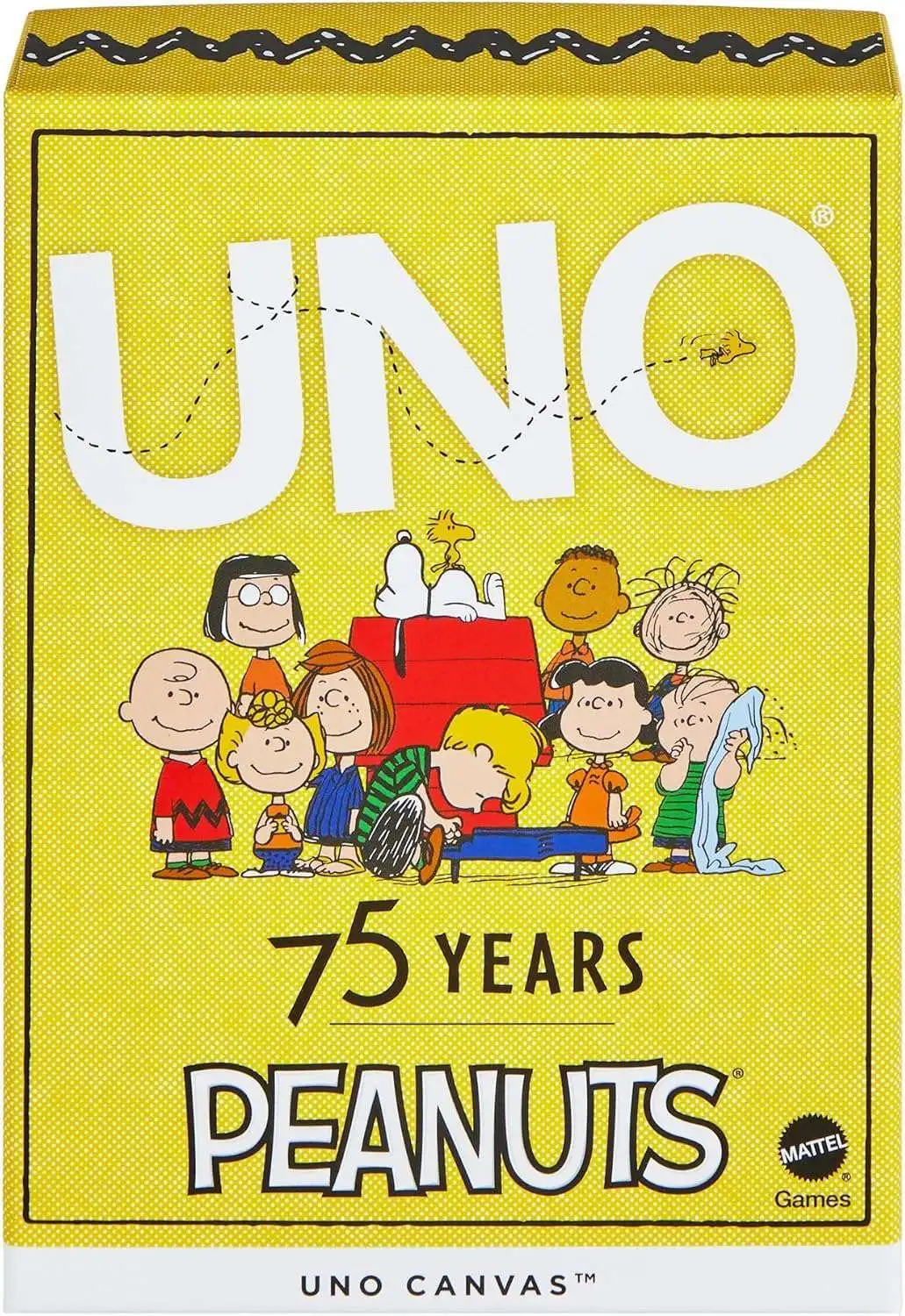 Peanuts 75 Years UNO Canvas Card Game