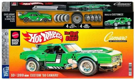 Hot Wheels The Hot Ones Speed Series Custom '68 Camaro Exclusive Building Set [Brick Shop]