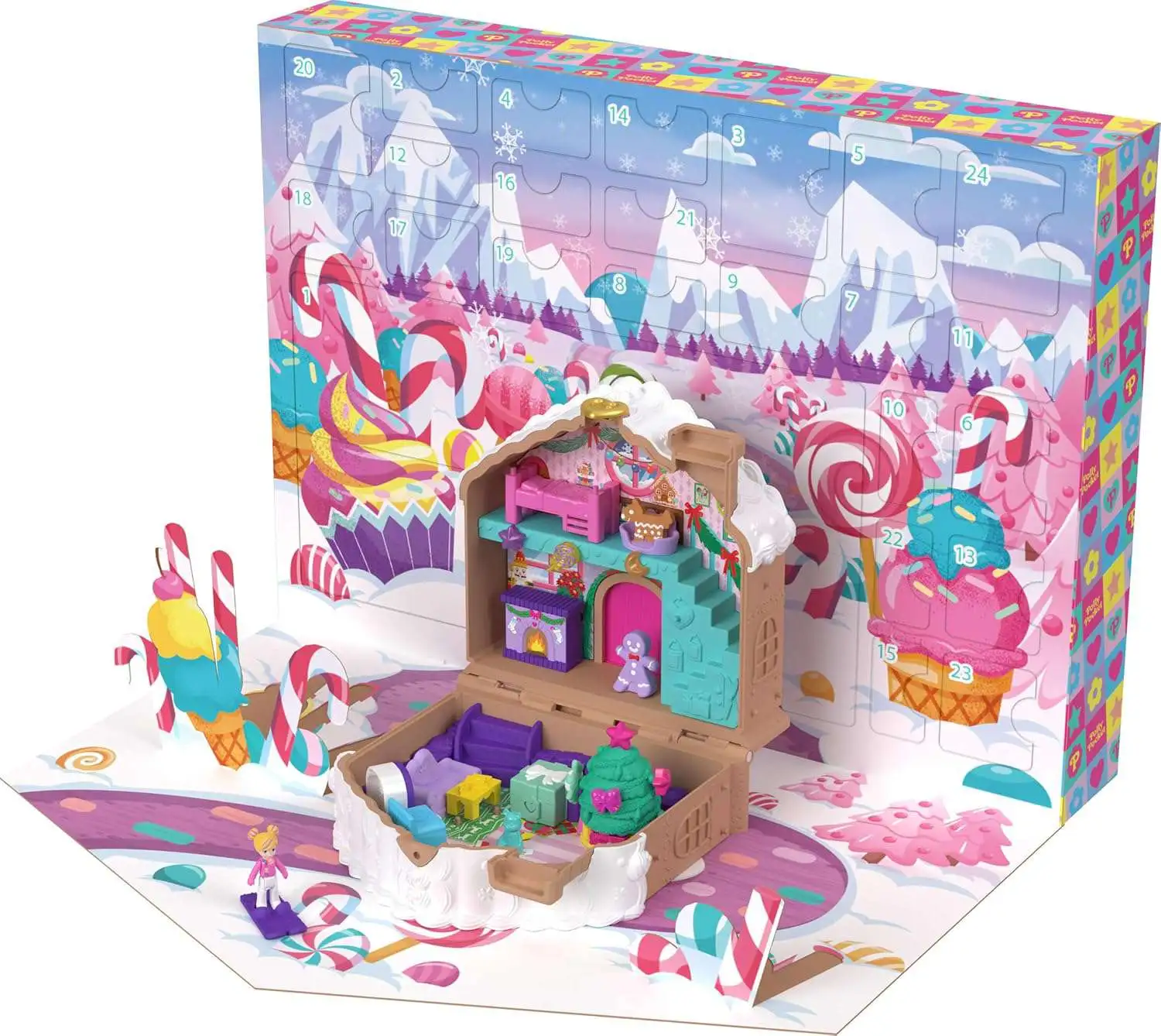 2025 Holiday Polly Pocket Advent Calendar
