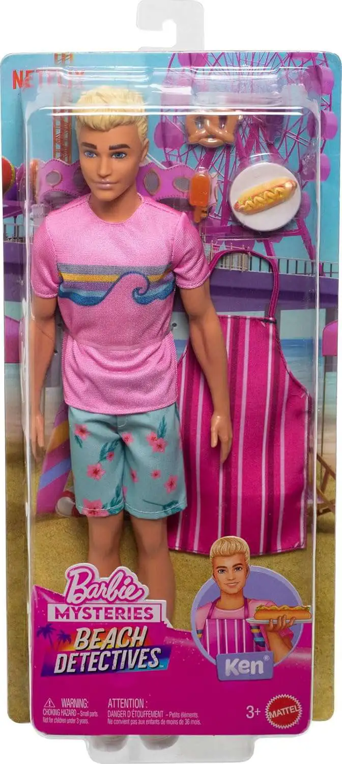 Barbie Mysteries Beach Detectives Ken Doll