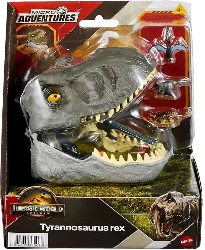 Jurassic World Rebirth Micro Adventures Tyrannosaurus Rex Playset