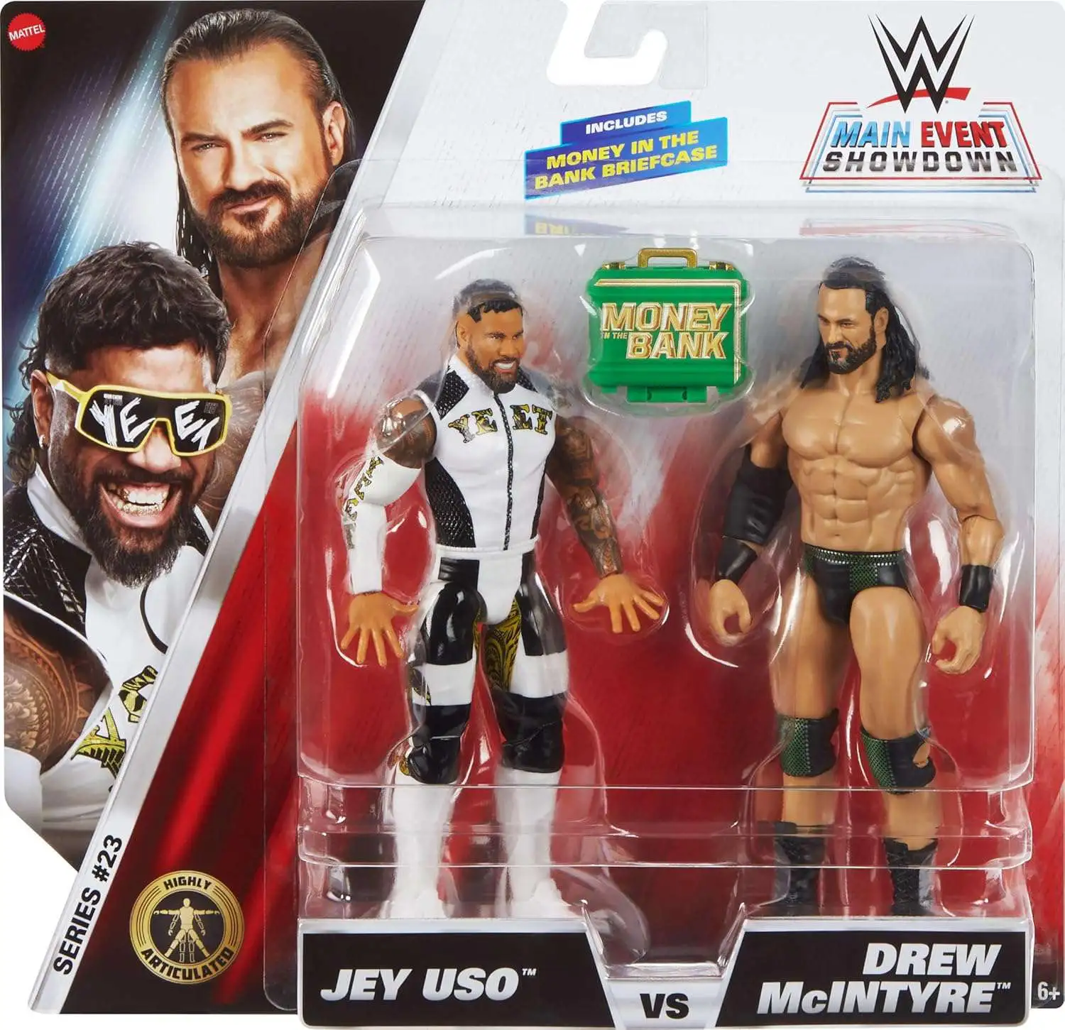 WWE Wrestling Main Event Showdown Series 23 Jey Uso vs Drew