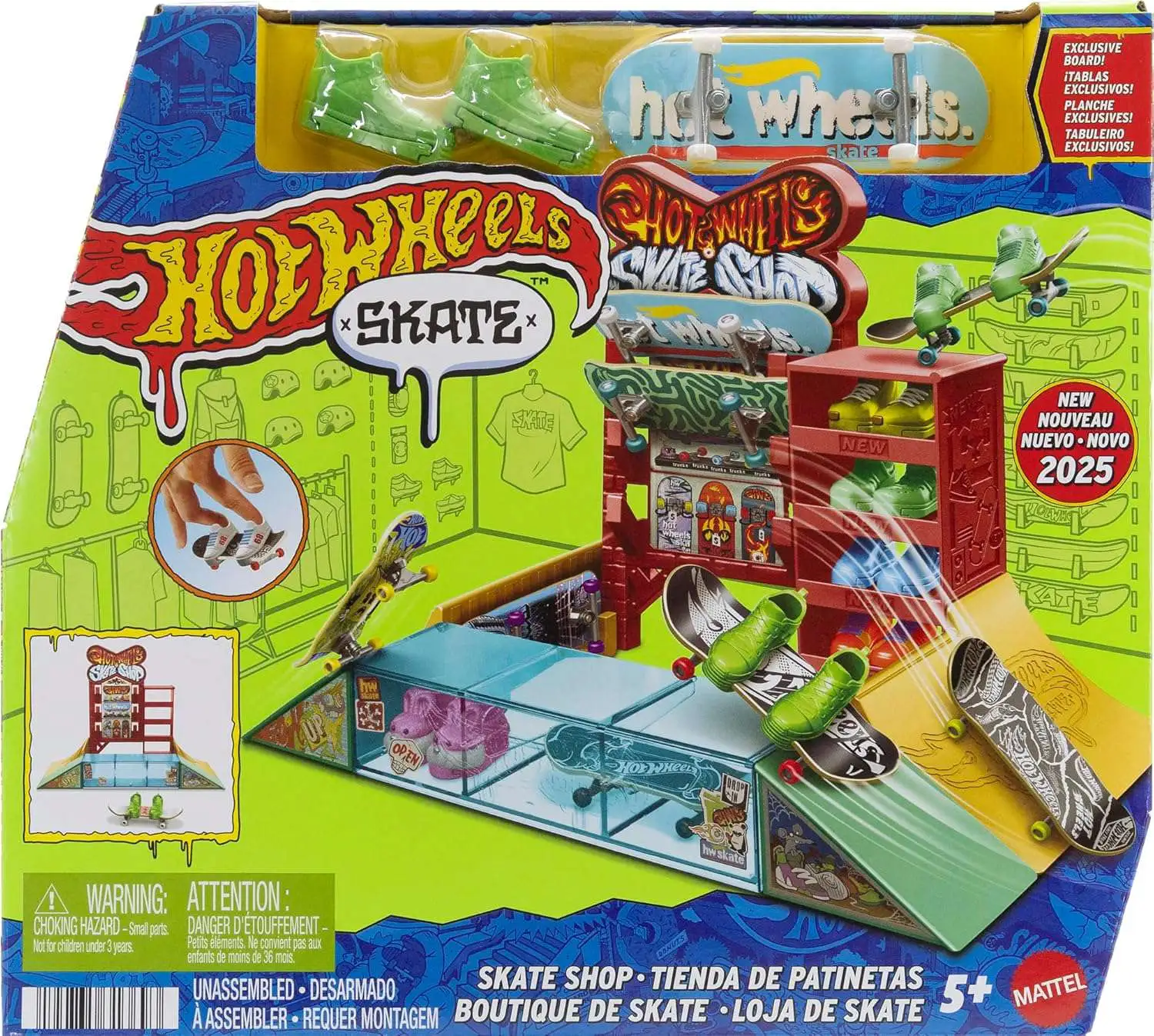 Hot Wheels Skate Shop Playset