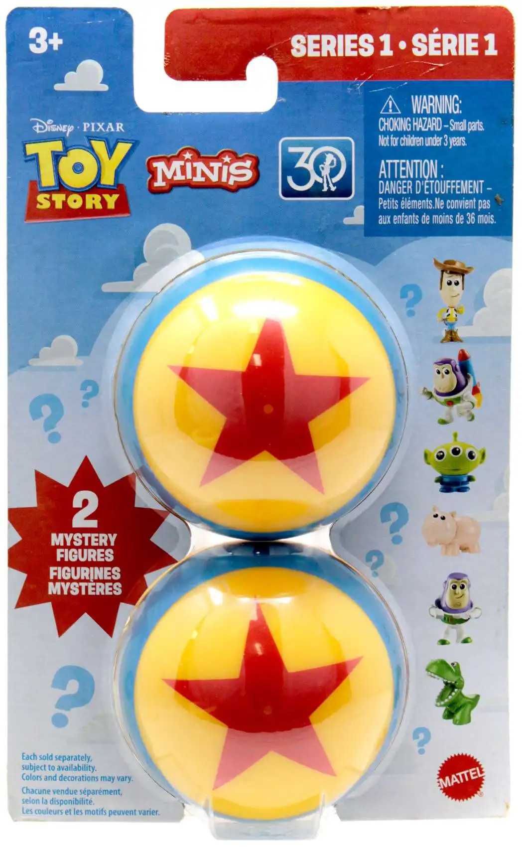 Disney / Pixar Toy Story MINIS Series 1 Mystery 2-Pack [2 RANDOM Figures, 30th Anniversary]