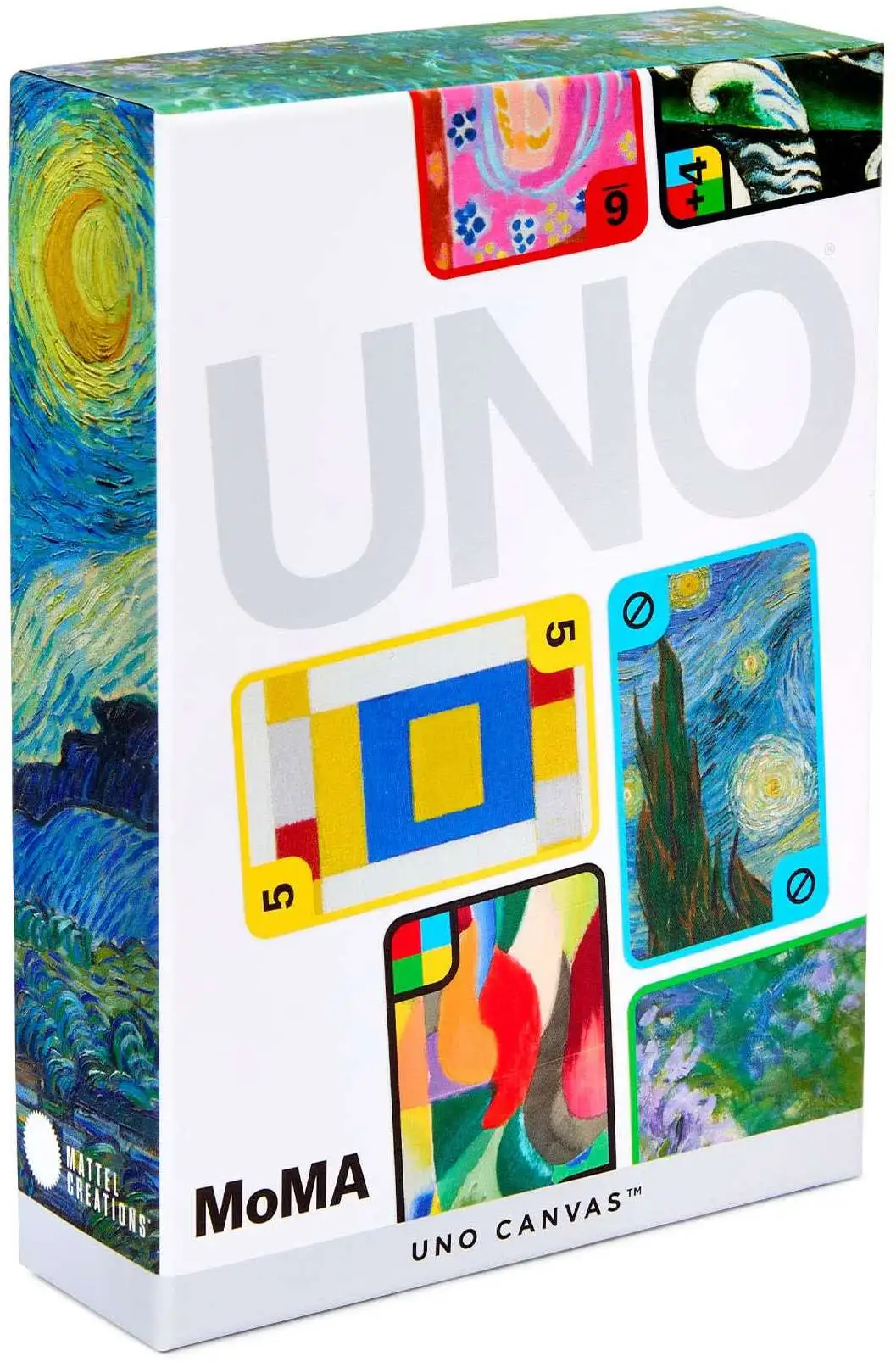 UNO UNO Canvas x MoMA Card Game Mattel Games - ToyWiz