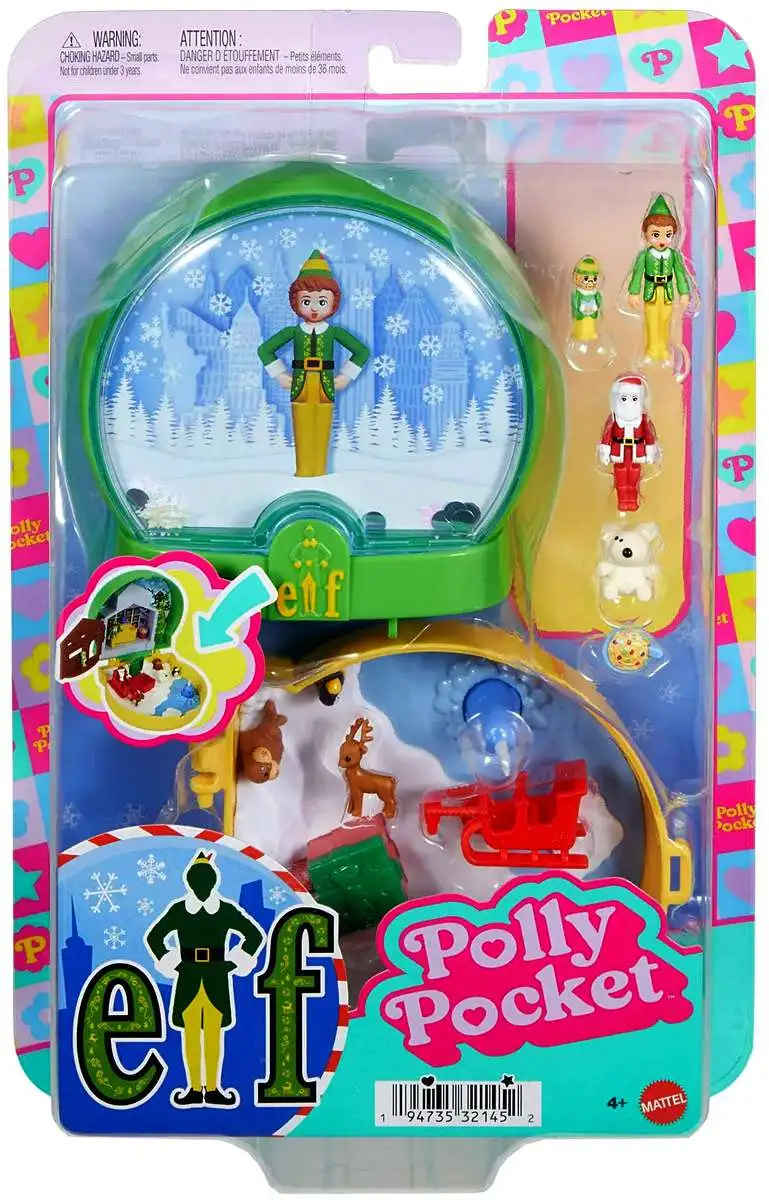 Polly Pocket x Elf Collector Elf Playset [Damaged Package]