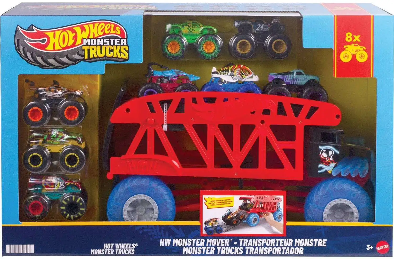 Hot Wheels Monster Trucks HW Monster Mover Playset