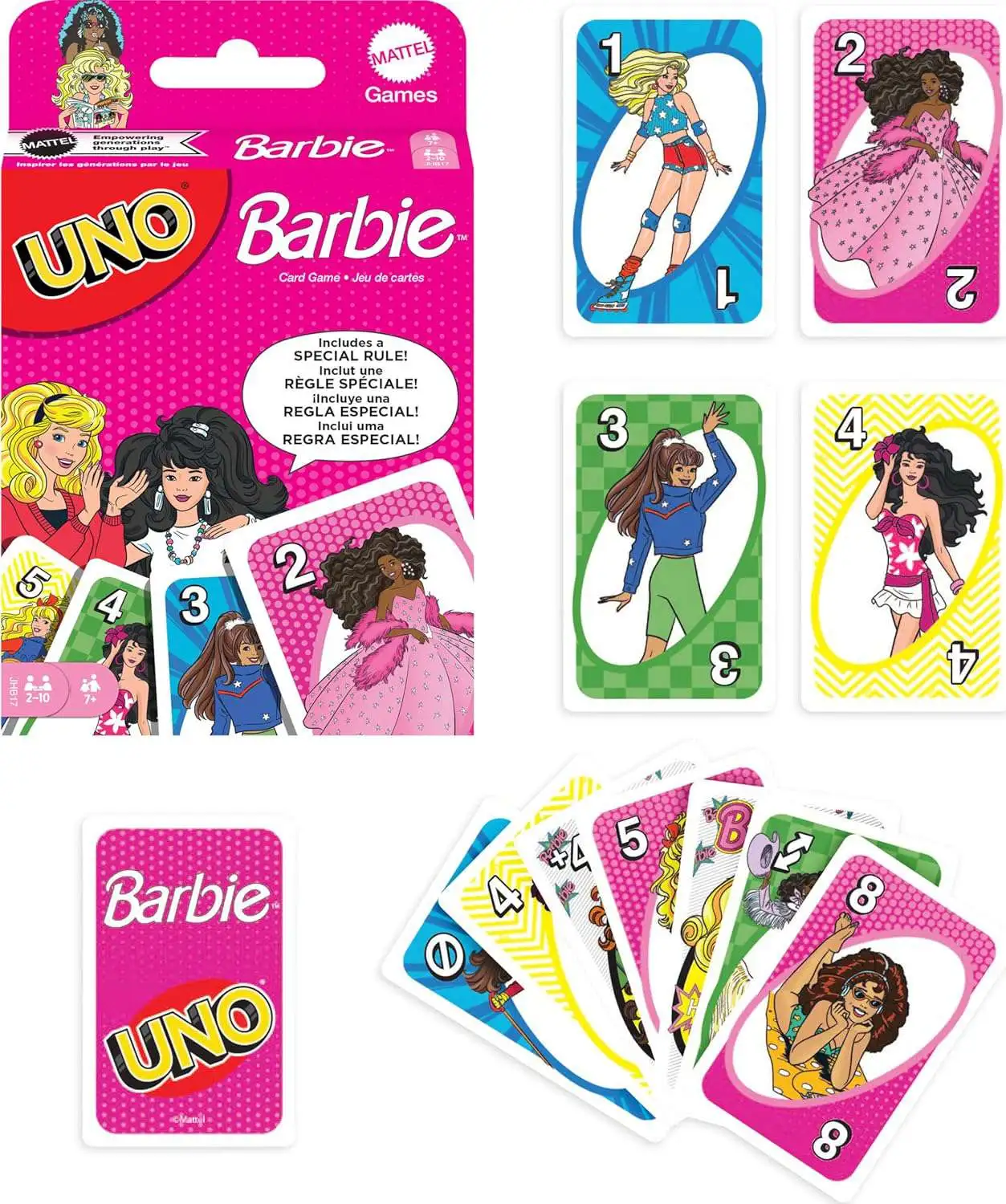 UNO Barbie Card Game