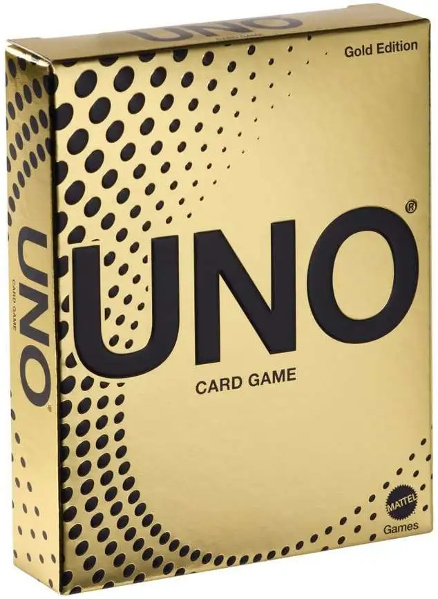 UNO Gold Edition Card Game