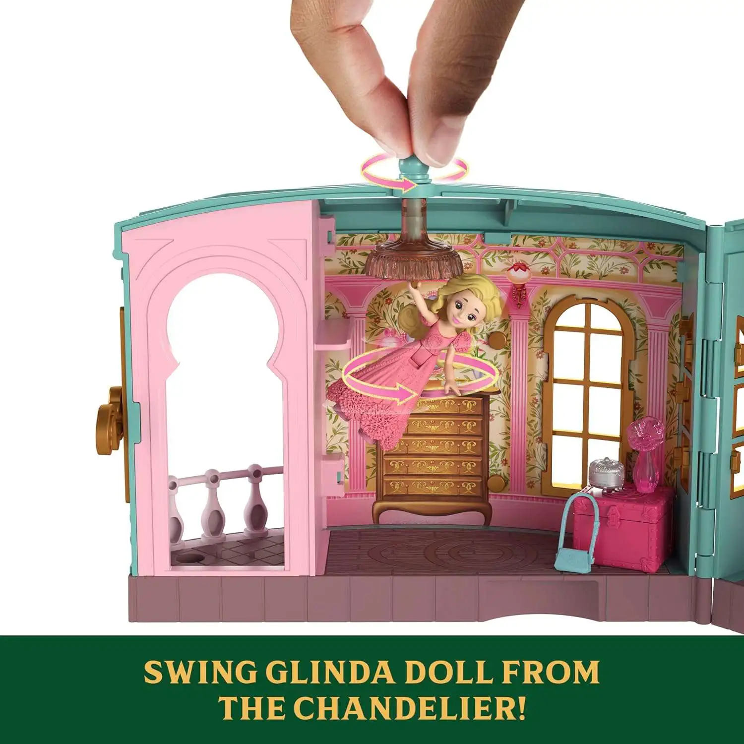Wicked ウィキッド グリンダ Glinda 映画グッズ　プレイセット Wicked x Mattel Glinda Playset 0 TI 0त ជាសលបលដខ