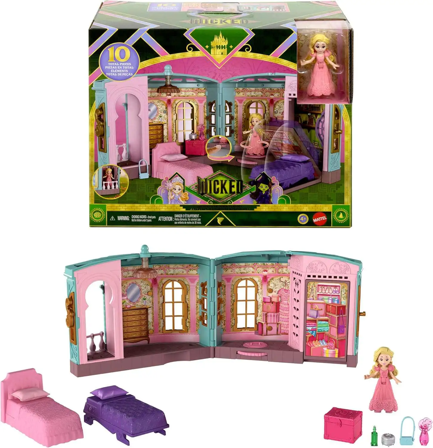 Wicked ウィキッド グリンダ Glinda 映画グッズ　プレイセット Wicked x Mattel Glinda Playset 0 TI 0त ជាសលបលដខ