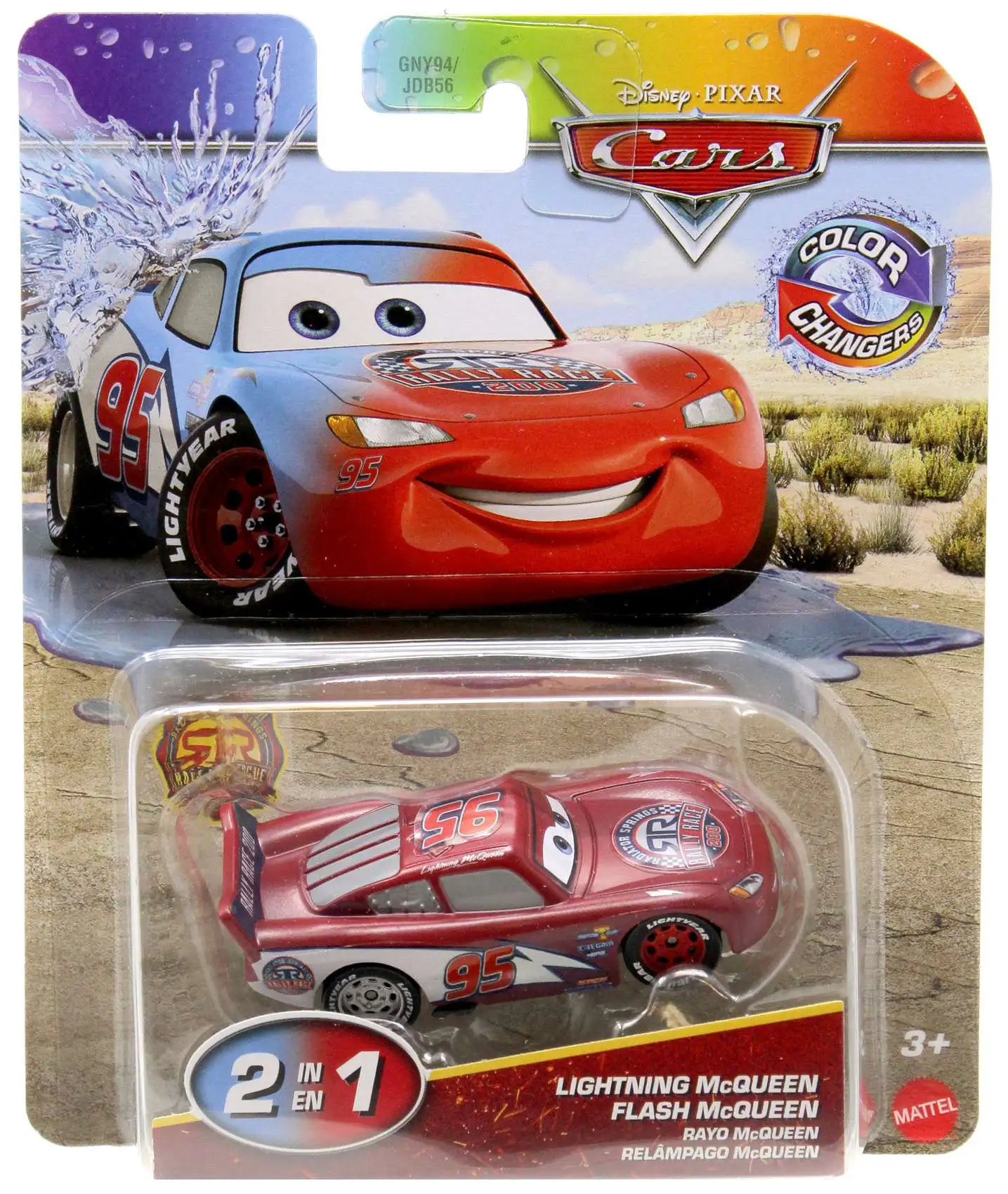 Disney Pixar Cars Cars 3 Color Changers Lightning McQueen 155