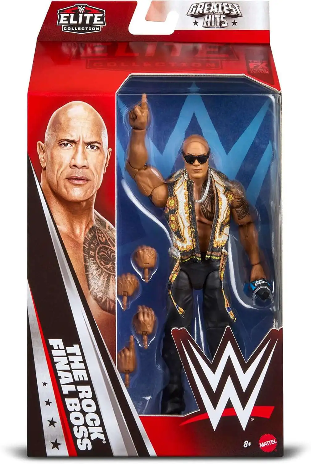 WWE Wrestling Elite Collection Greatest Hits 2026 The Rock Final Boss Action Figure