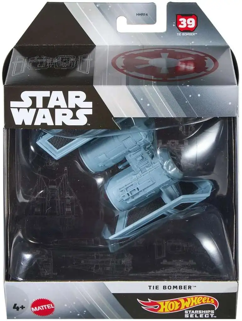 Hot Wheels Star Wars Starships Select TIE Bomber Diecast Vehicle