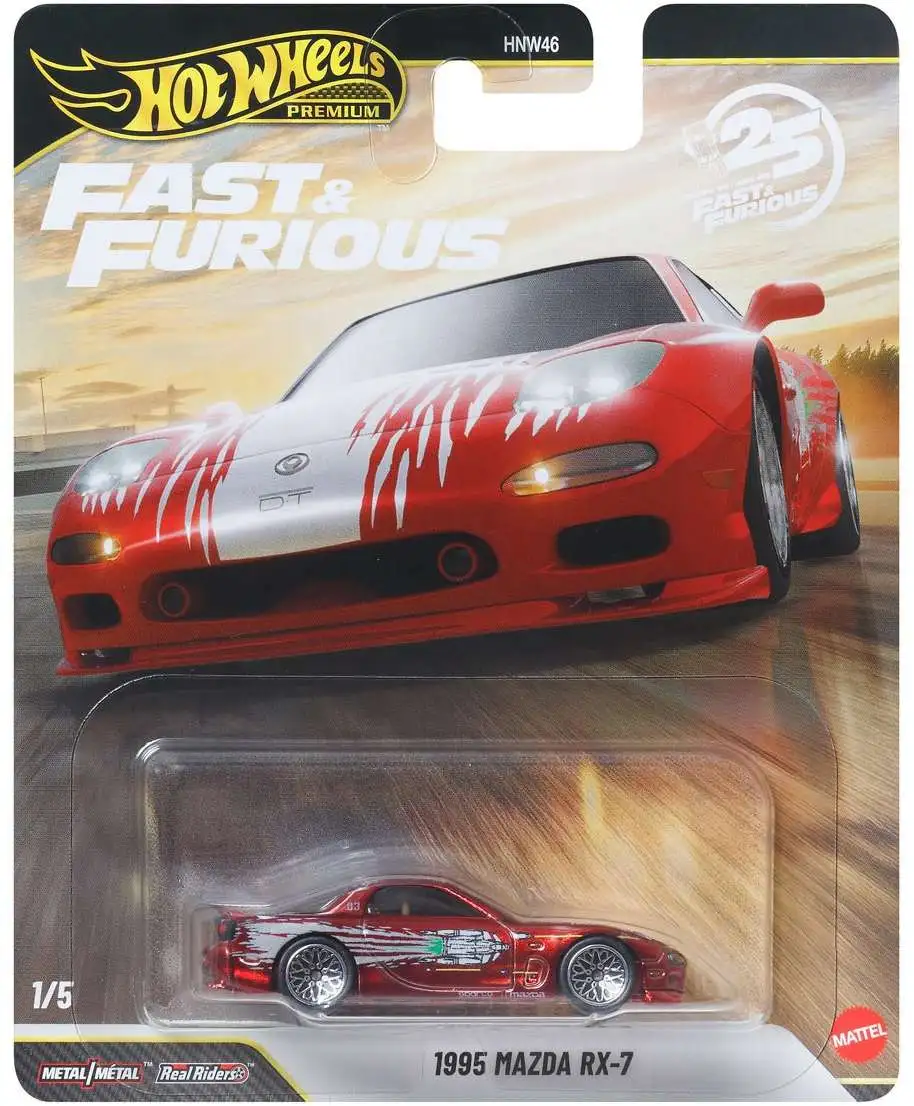 Hot Wheels Premium 25 Years of Fast Furious 1995 Mazda RX-7 164