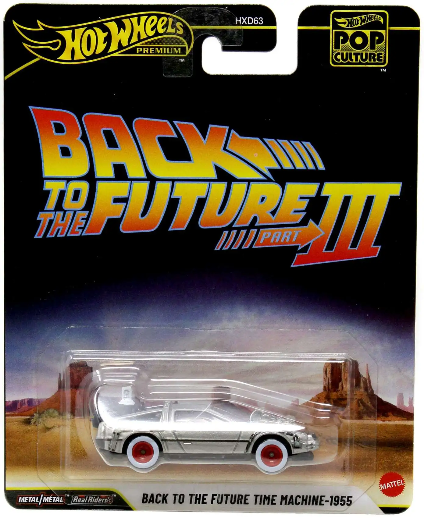 Hot Wheels Back to the Future 3 Premium POP Culture Back to the
