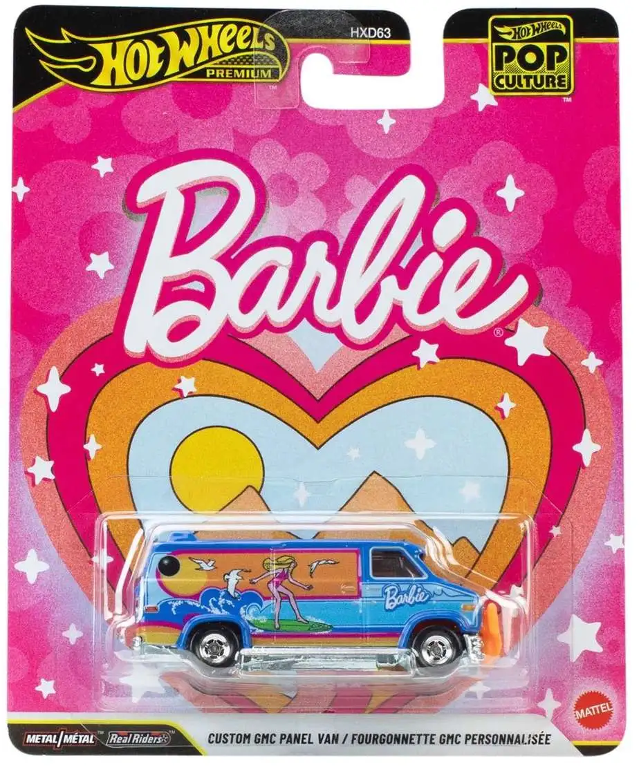 Hot Wheels Barbie Premium POP Culture Custom GMC Panel Van Die Cast Car
