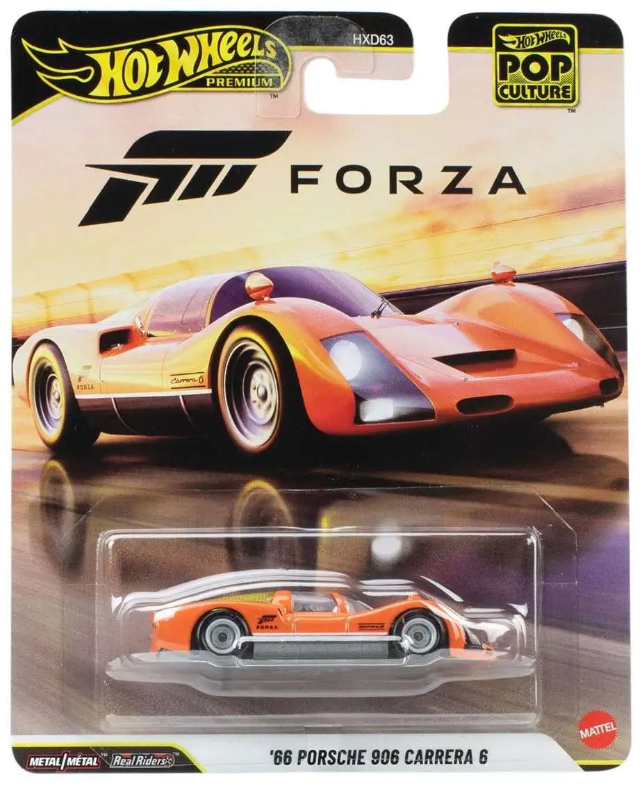 Hot Wheels Forza Premium POP Culture '66 Porsche 906 Carrera 6 Die Cast Car