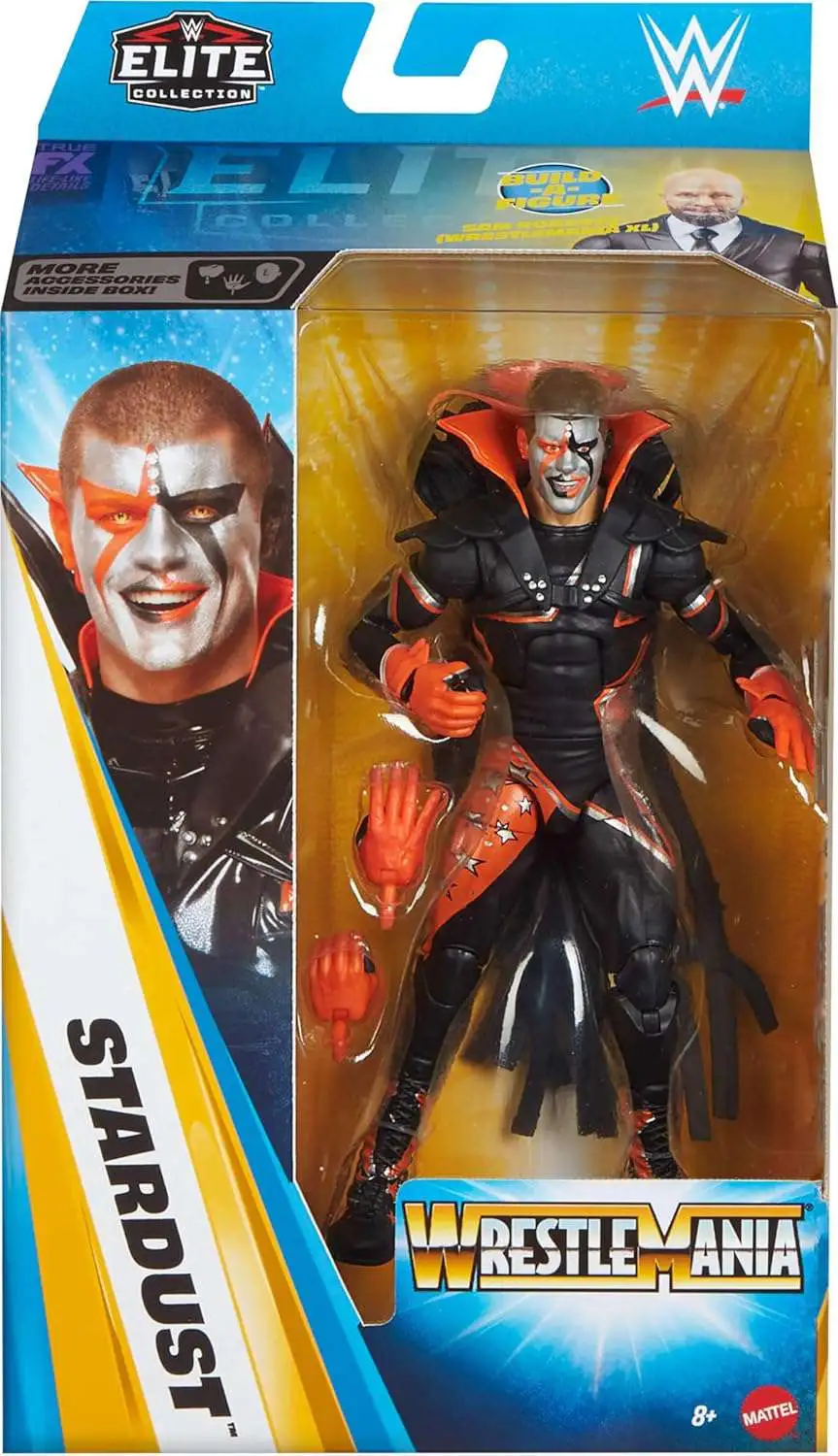 WWE Wrestling Elite Collection Wrestlemania 2026 Stardust 6 Action Figure  Sam Roberts BAF Mattel Toys