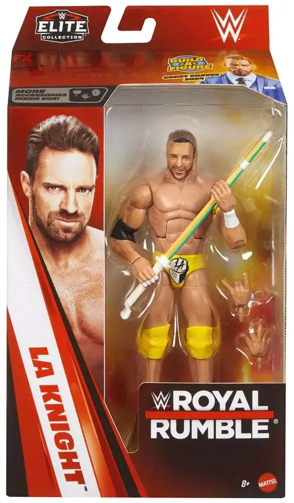 WWE Wrestling Elite Collection Royal Rumble LA Knight Action Figure [Build Corey Graves Figure]