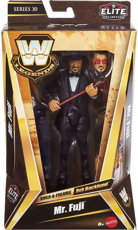 WWE Wrestling Elite Collection Legends Series 30 Mr. Fuji 7 Action