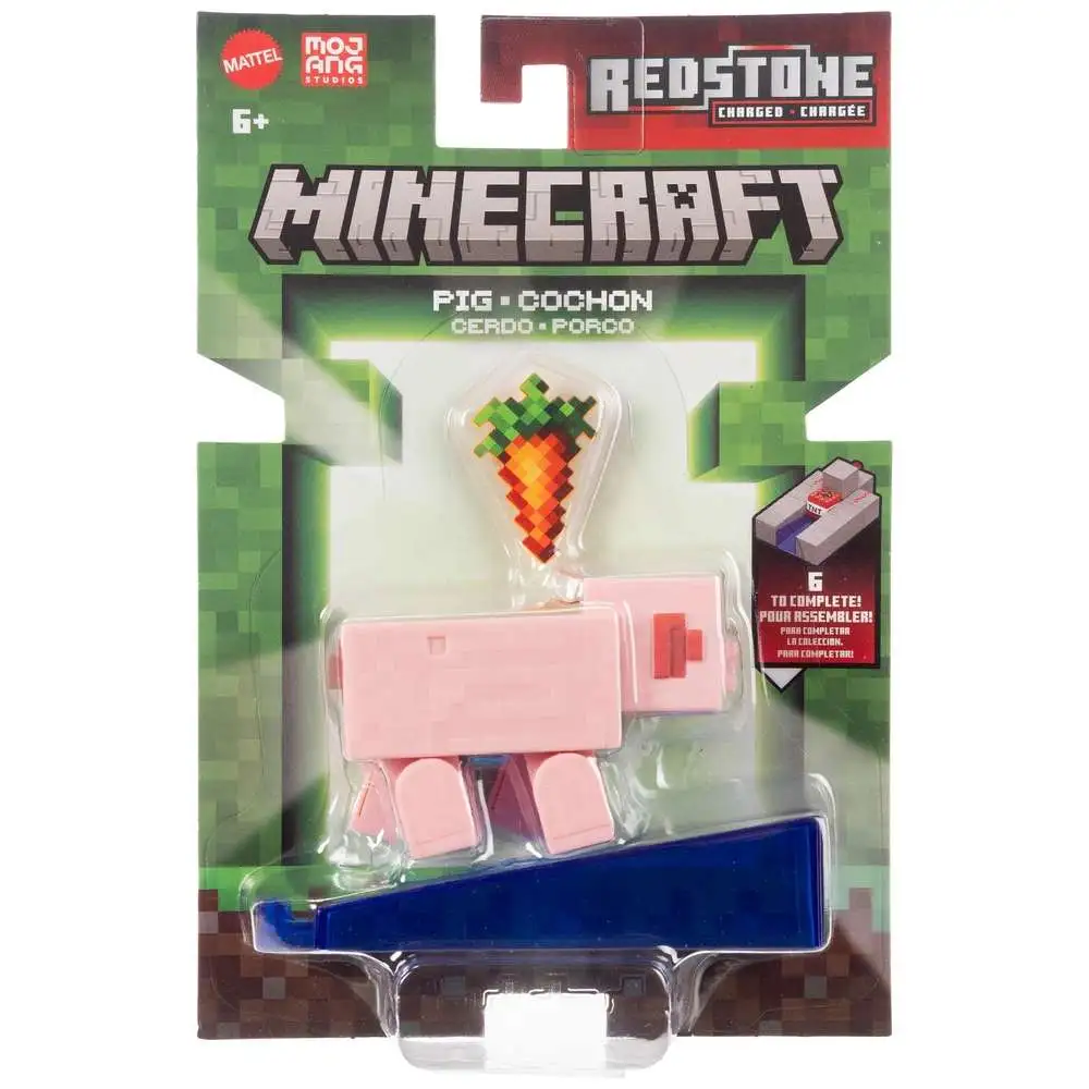 Minecraft Redstone Charged Pig Action Figure