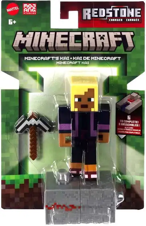 Redstone Charged Minecraft's Kai Action Figure