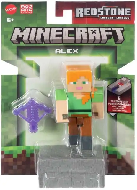 Minecraft Redstone Charged Alex Action Figure