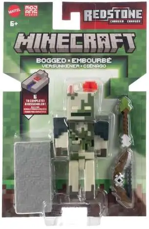 Minecraft Redstone Charged Bogged Action Figure