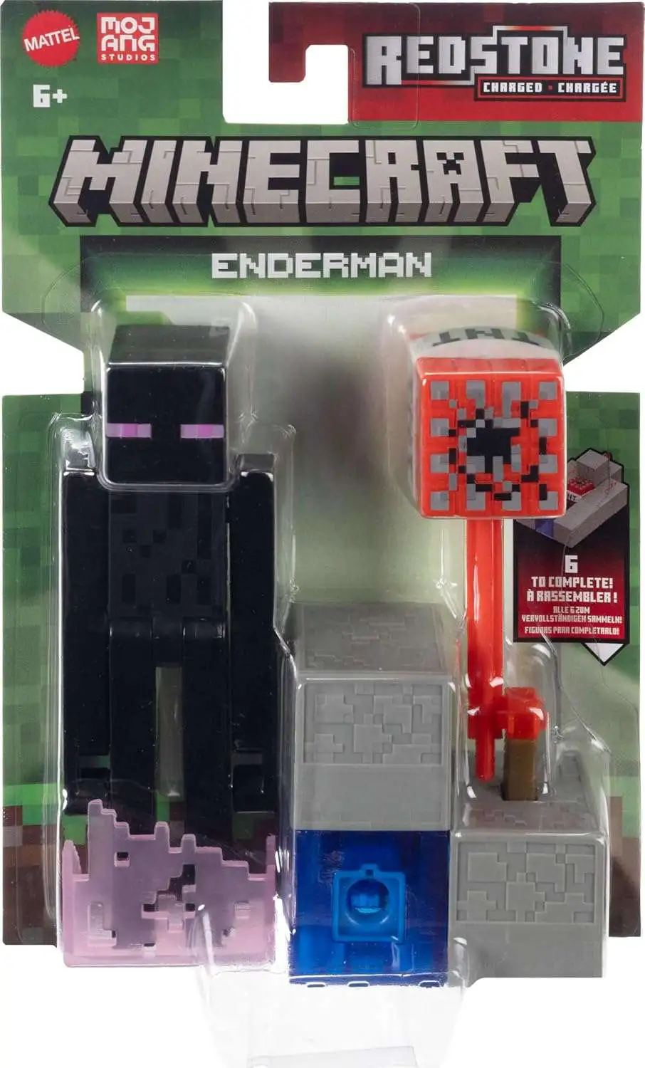 Minecraft Redstone Charged Enderman 3.25 Action Figure Mattel Toys
