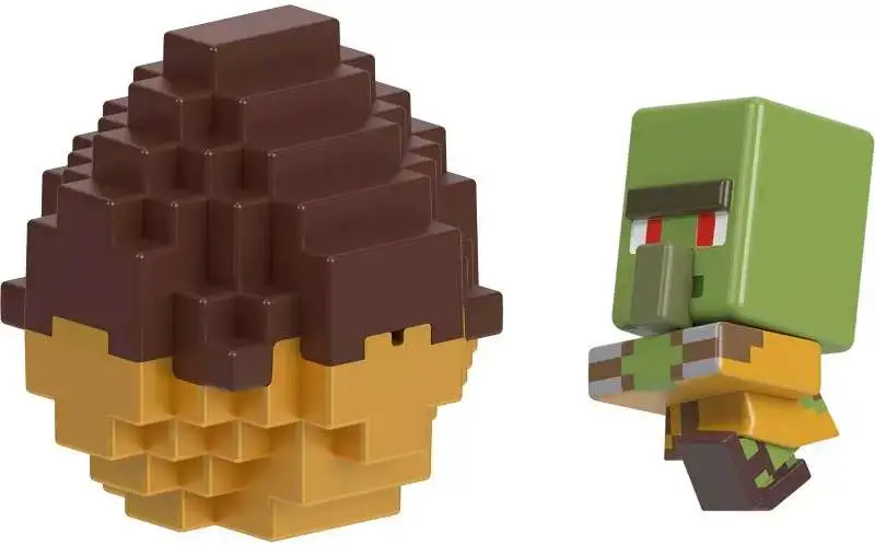 Minecraft Mini Mode Spawn Egg Villager Mini Figure [Green]
