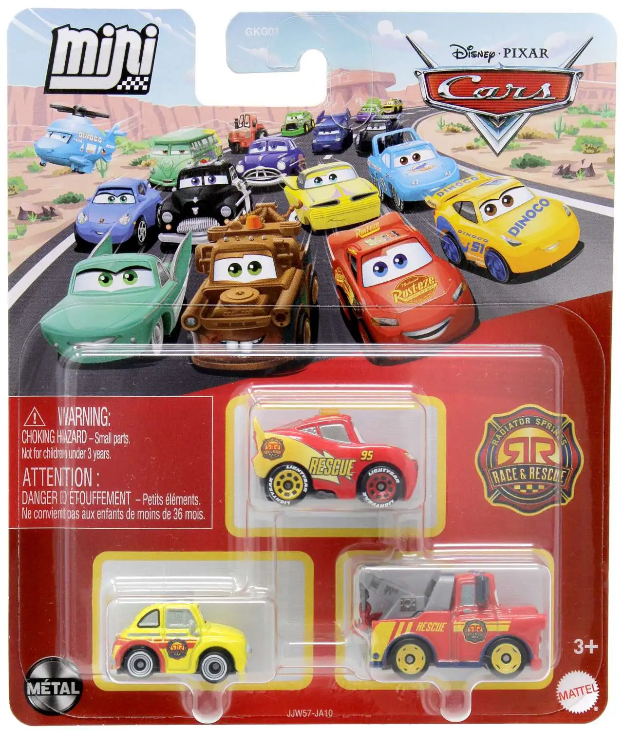 Disney Pixar Cars Die Cast Metal Mini Racers Race Rescue Luigi