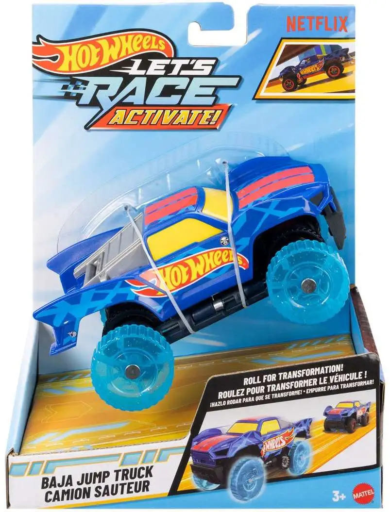 Hot Wheels Let's Race Activate! Baja Jump Truck Vehicle
