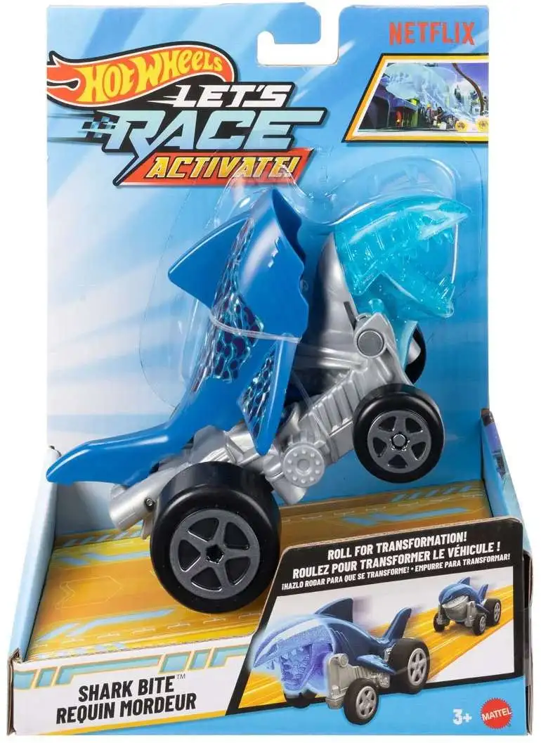 Hot Wheels Let's Race Activate! Shark Bite Vehicle